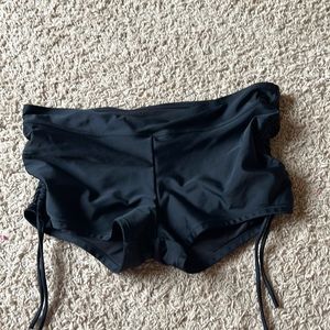 Black swim suit shorts